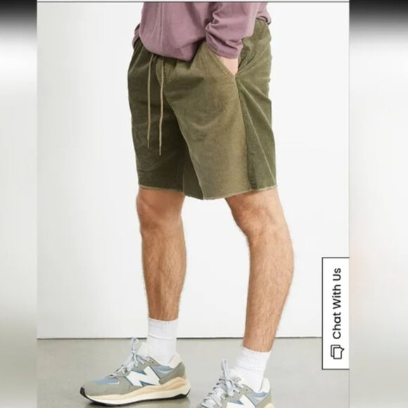 Brixton shorts - cord 2 tone - green - Medium - Picture 2 of 6